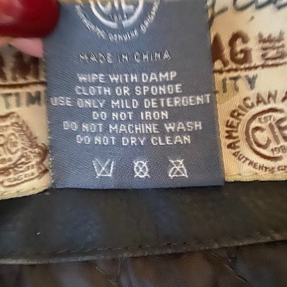 American Rag Dark Brown Faux Men's Leather Coat XL - Picture 3 of 12